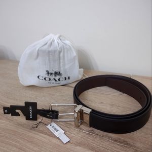 COACH Men's reversible leather belt (*NWT)